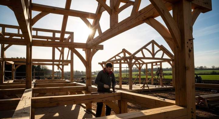 Construction charpente bois